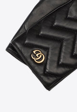 Logo Gloves in Nappa Leather