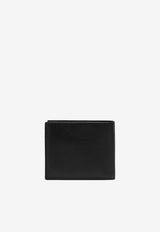 Logo-Printed Bi-Fold Leather Wallet