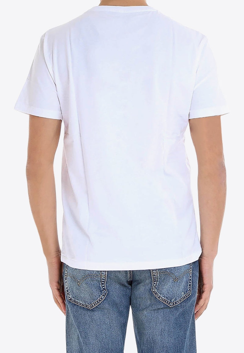 Logo Embroidered Basic T-shirt