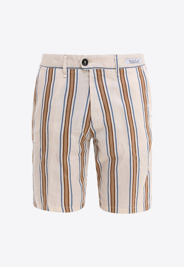 Striped Bermuda Shorts