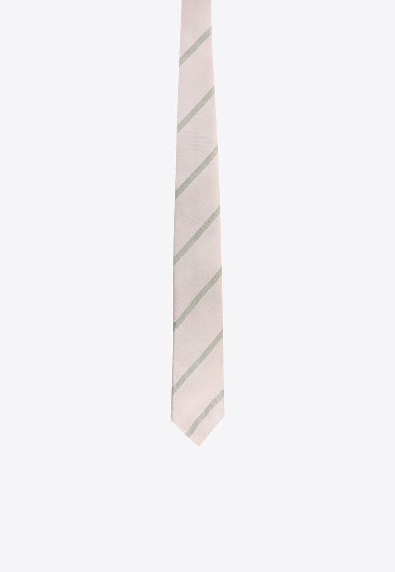 Striped Silk Tie