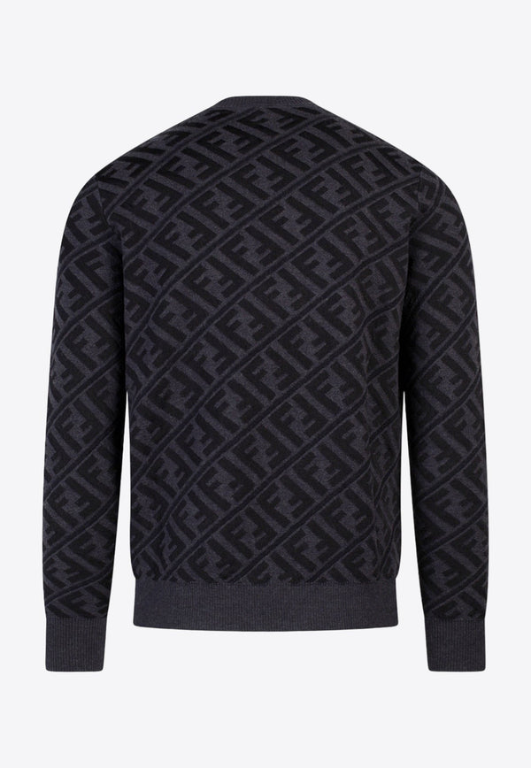 FF Jacquard Wool-Blend Sweater