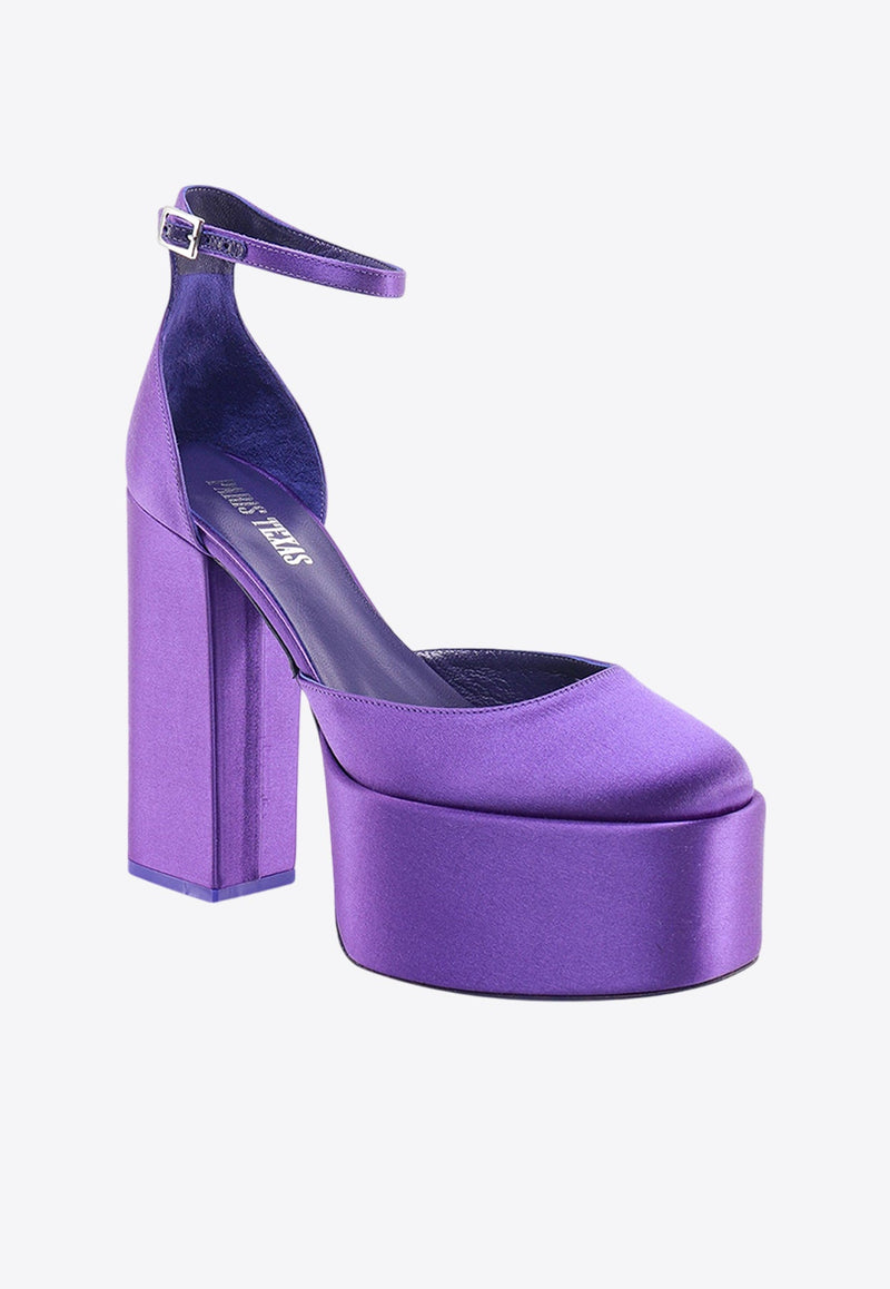 Dalilah 135 Satin Platform Pumps