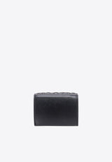 Micro Tri-Fold Baguette Leather Wallet