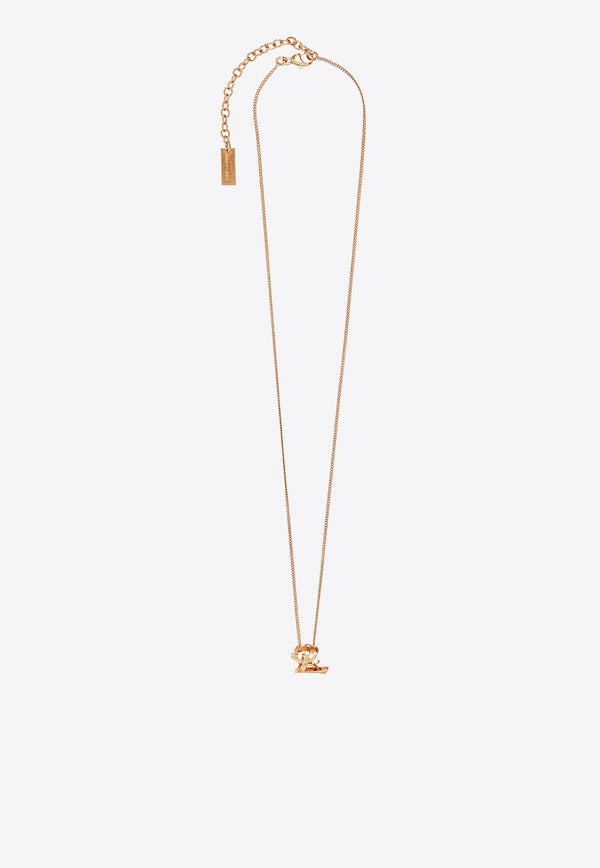Twist Pendant Chain-Link Necklace