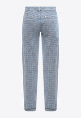 4G Monogram Straight-Leg Jeans