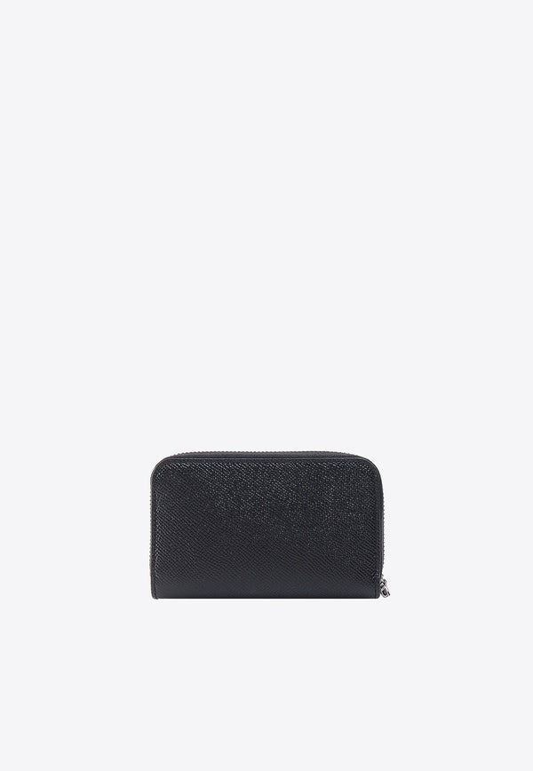 Small Calfskin Zip-Around Wallet