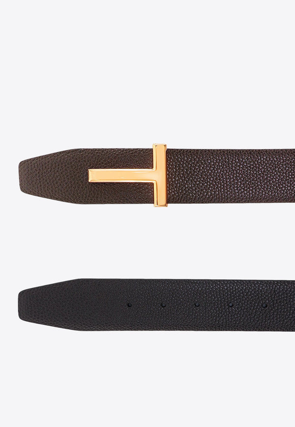 Ridge T Buckle Leather Belt
