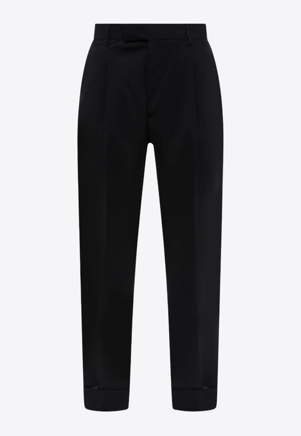 Straight-Leg Tailored Pants