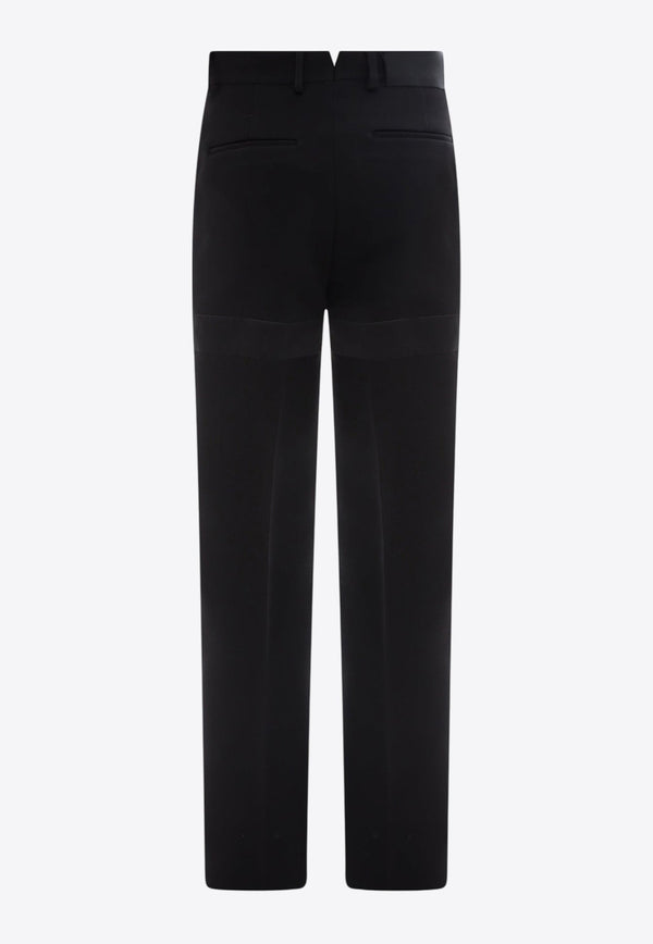 Inlay Pressed-Crease Tailored Pants