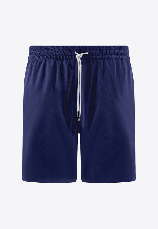 Logo Embroidered Swim Shorts