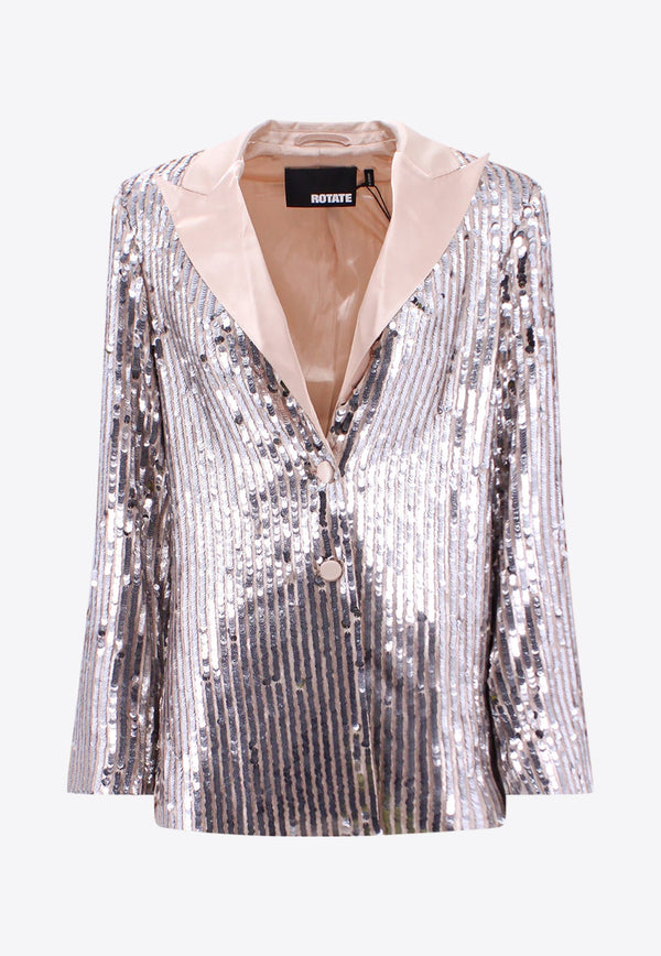 Sequin-Embellished Blazer