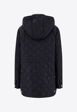 EKD Embroidered Zip-Up Quilted Jacket