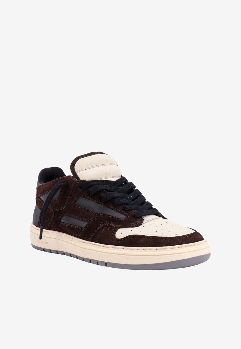 Reptor Leather and Suede Sneakers