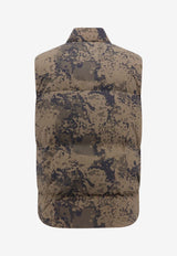 Camouflage Quilted Down Vest