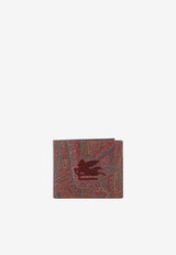 Paisley Jacquard Bi-Fold Wallet