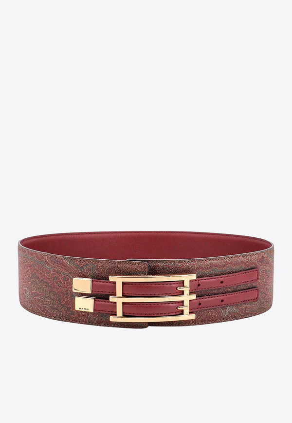 Paisley Pattern Wide Belt