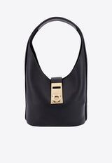 Medium Gancini Buckle Hobo Shoulder Bag