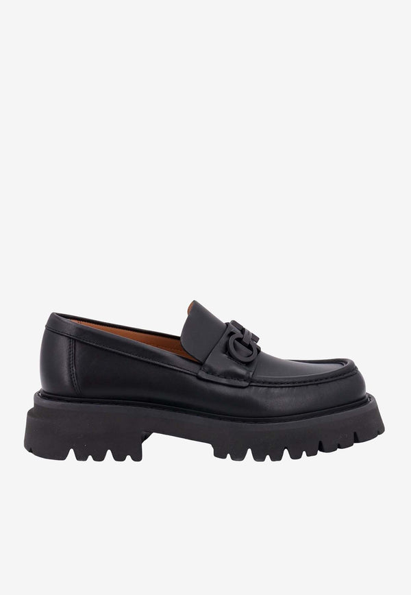 Florian Gancini Leather Chunky Loafers