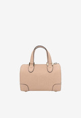 Micro Babila Leather Top Handle Bag