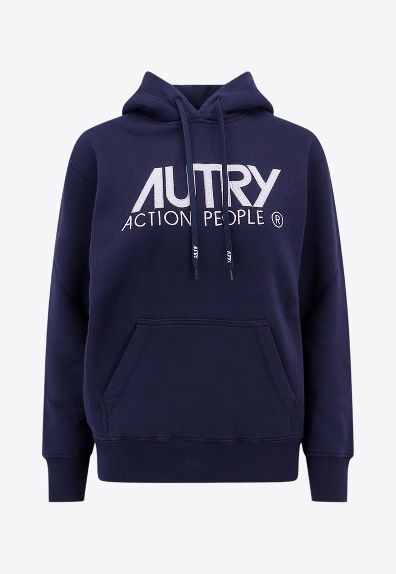 Embroidered Logo Hooded Sweatshirt