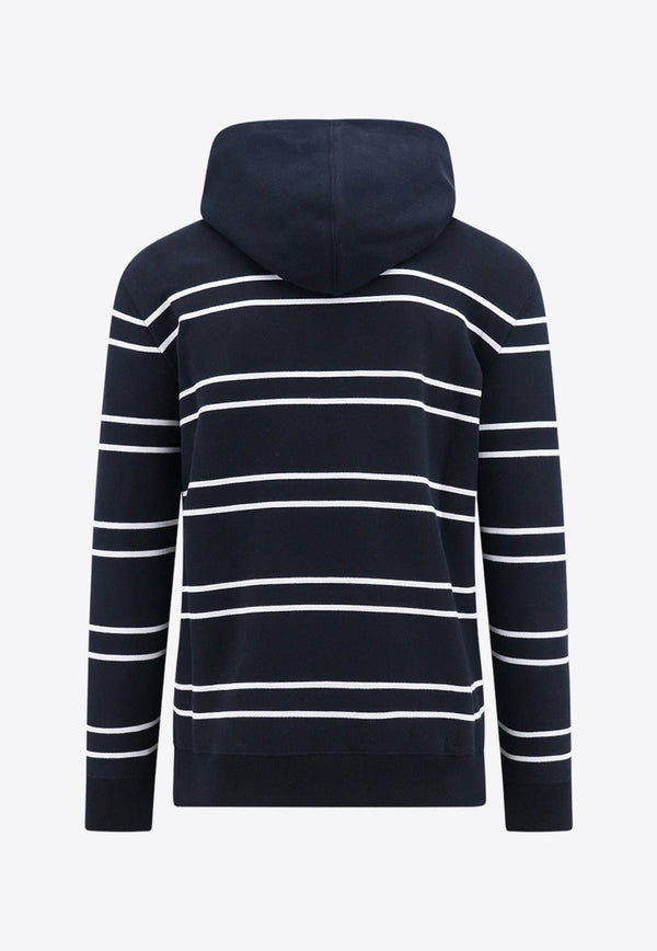 Striped Hooded Sweatshirt