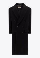 Double-Breasted Wool Coat