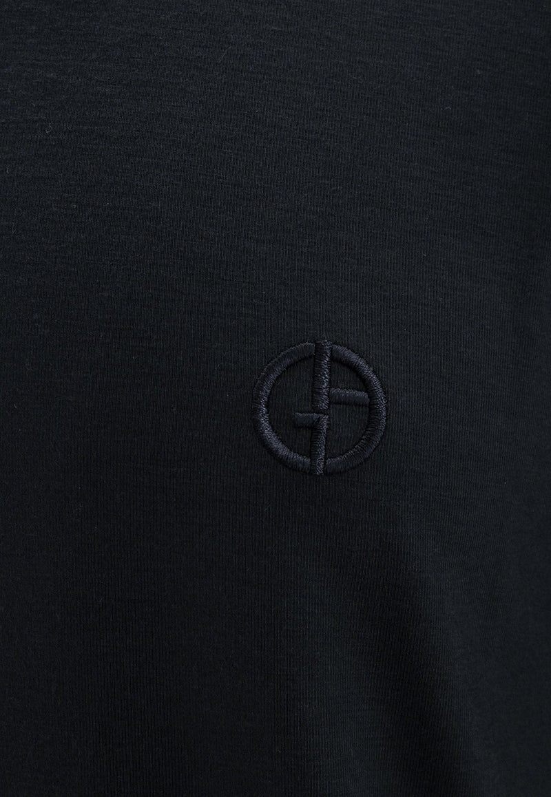 Logo Embroidered Basic T-shirt