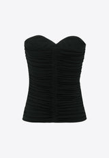 Ruched Bustier Top