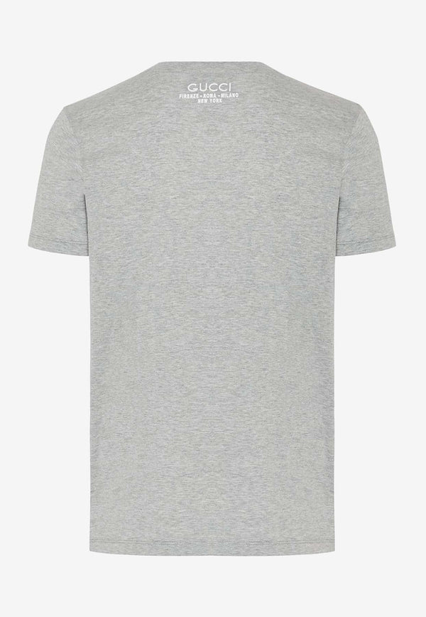 V-neck Logo T-shirt