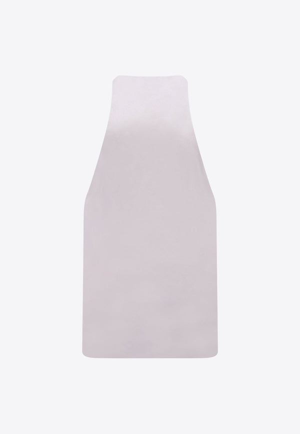 Silk Satin Crepe Tank Top