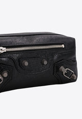 Le Cagole Leather Pouch Bag