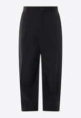 Tailored Pleated Wool Pants