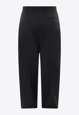 Tailored Pleated Wool Pants