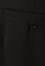 Tailored Pleated Wool Pants