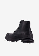 Wander Leather Combat Boots