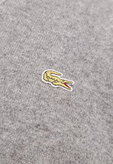 Logo Patch Wool Cardigan