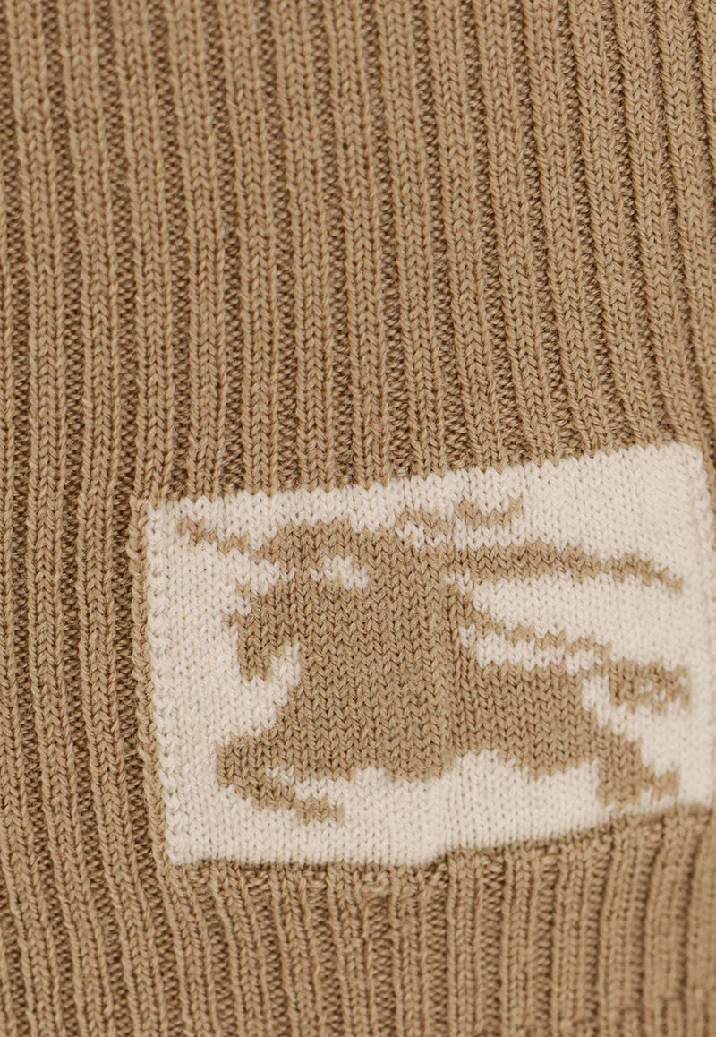 EKD Rib Knit Turtleneck Wool Sweater