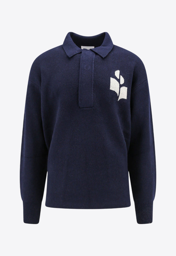 William Logo Intarsia Sweater