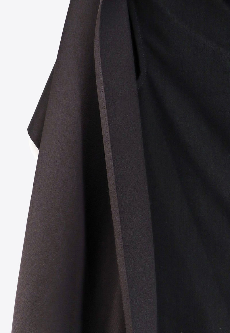 Wool Top with Cape-Detail
