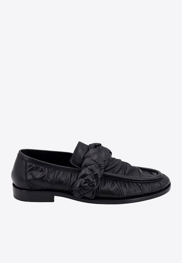 Astaire Crinkled Leather Loafer