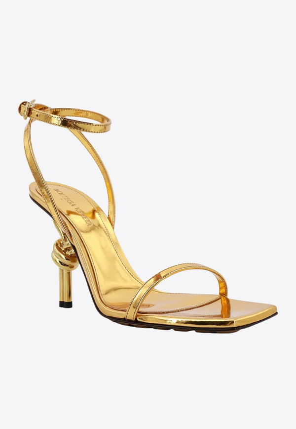 Knot 90 Laminated Leather Sandals
