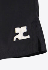 Logo Patch Swim Shorts