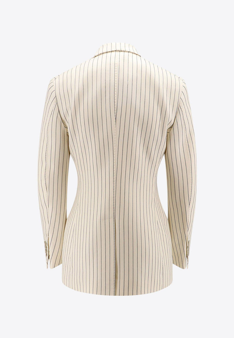 Wallis Double-Breasted Stripe Blazer