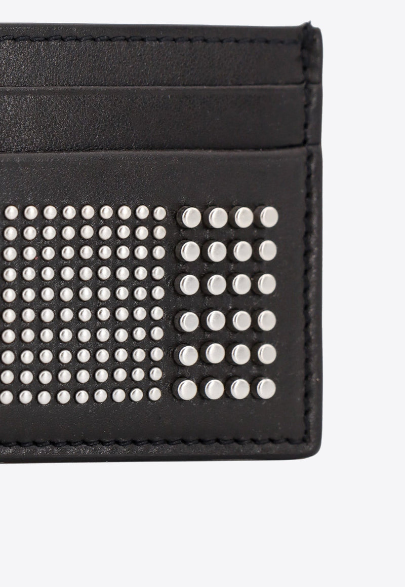 Studded Leather Cardholder