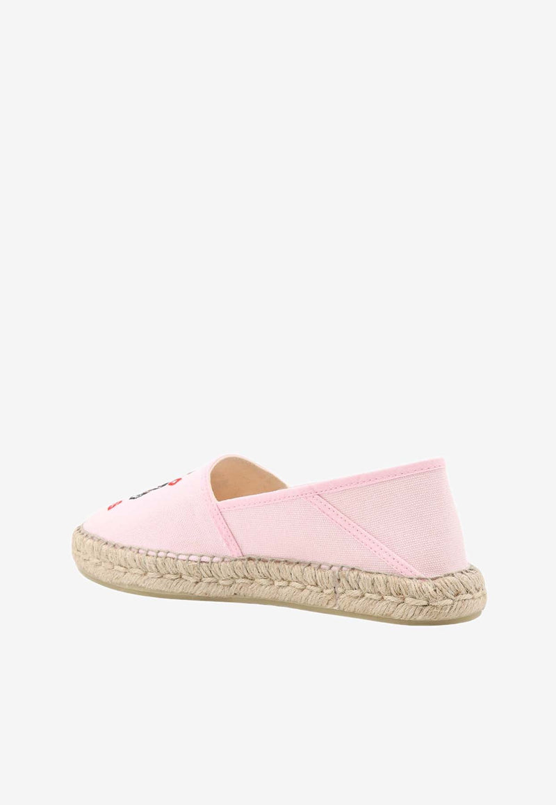 Lucky Tiger Embroidered Espadrilles