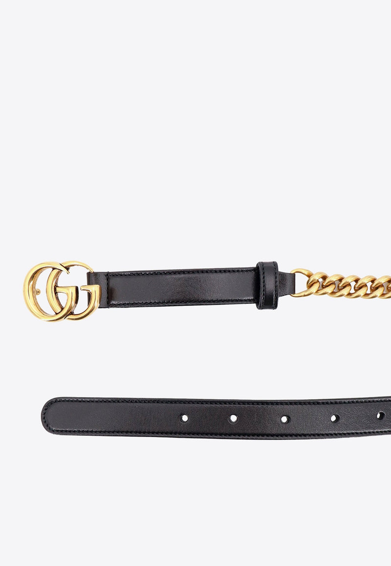 GG Marmont Thin Chain Belt