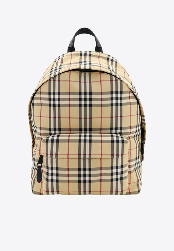 Vintage Check Backpack