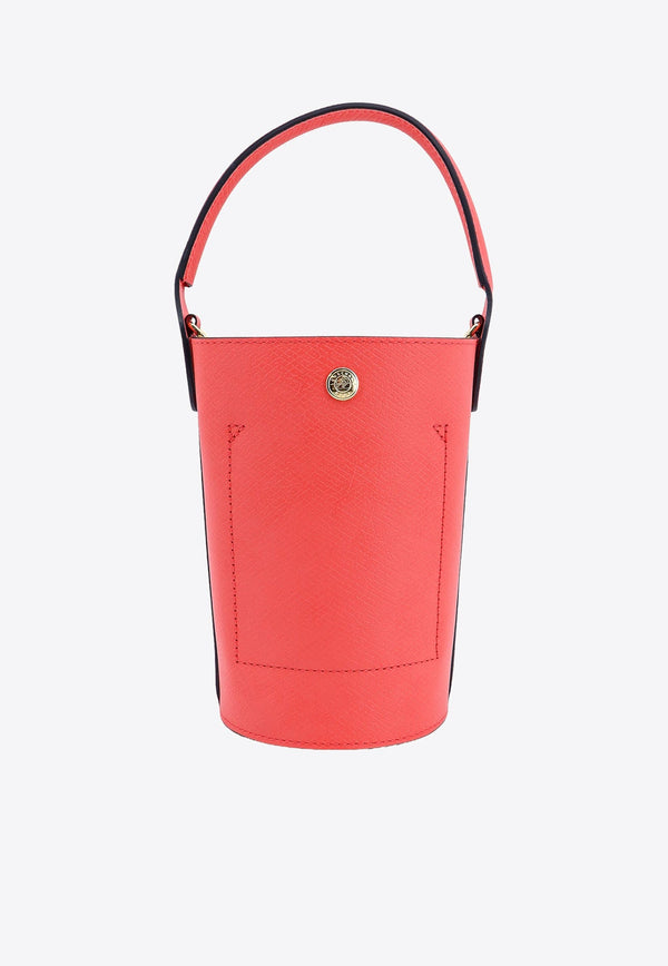 XS Épure Leather Bucket Bag