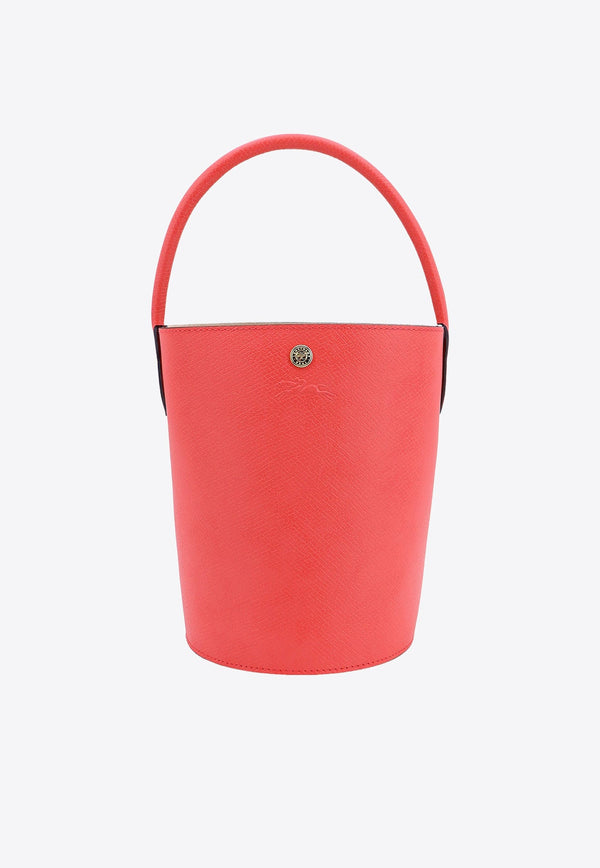 Small Épure Leather Bucket Bag